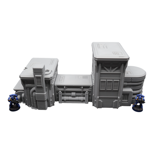 Fuel Station Set - 28mm Wargaming Scatter Terrain Scenery Tabletop Grimdark