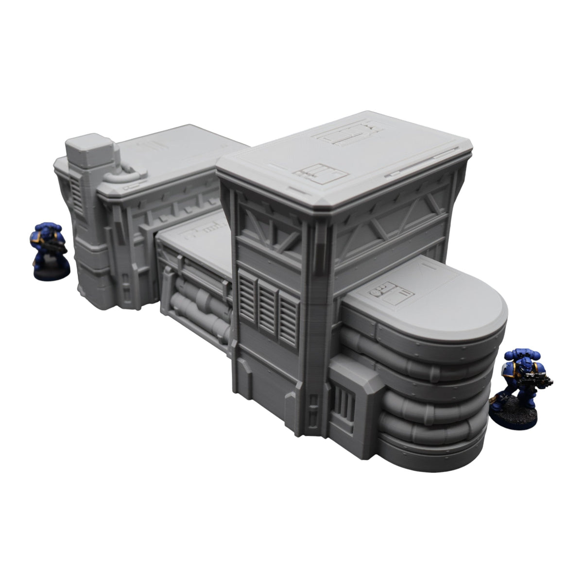 Fuel Station Set - 28mm Wargaming Scatter Terrain Scenery Tabletop Grimdark