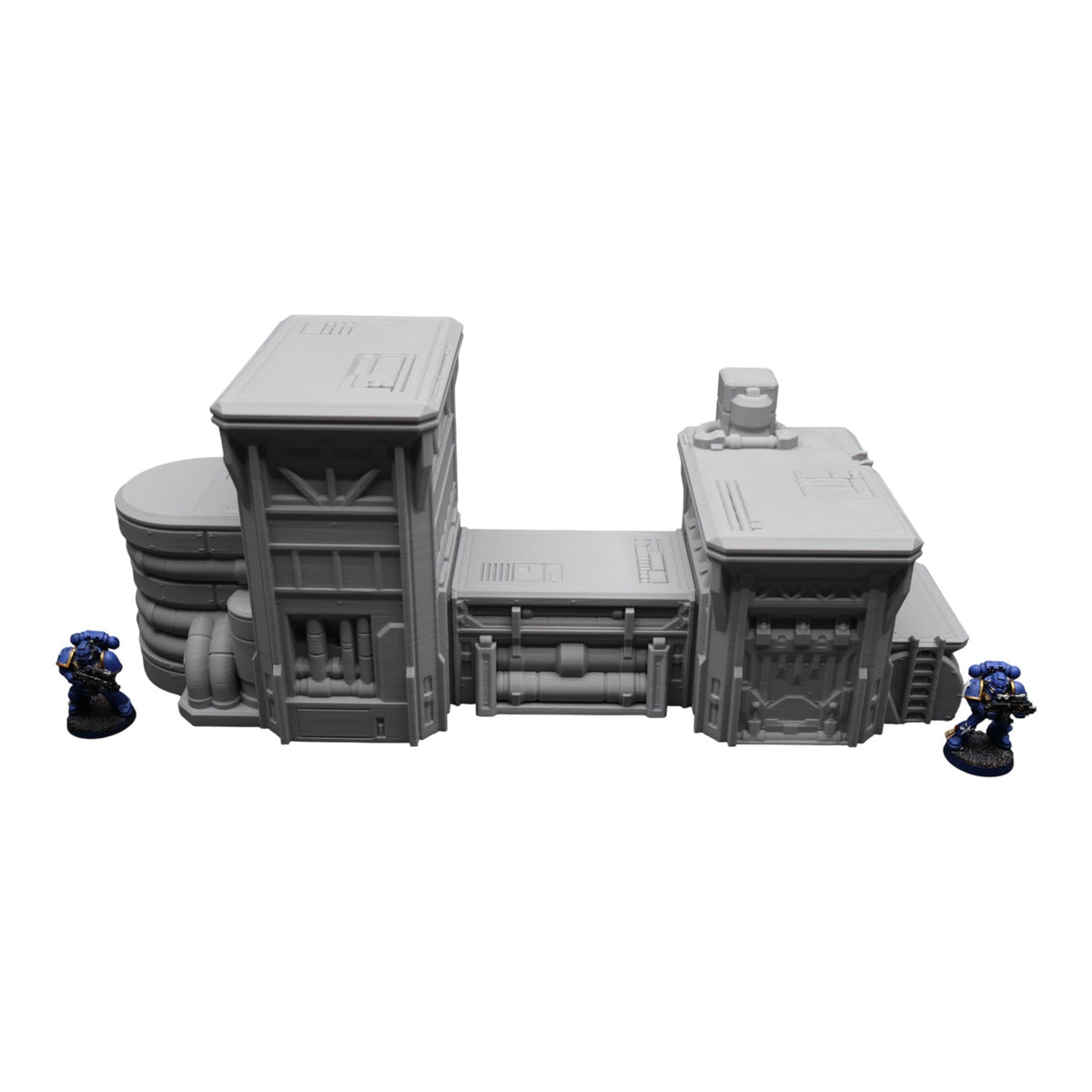 Fuel Station Set - 28mm Wargaming Scatter Terrain Scenery Tabletop Grimdark