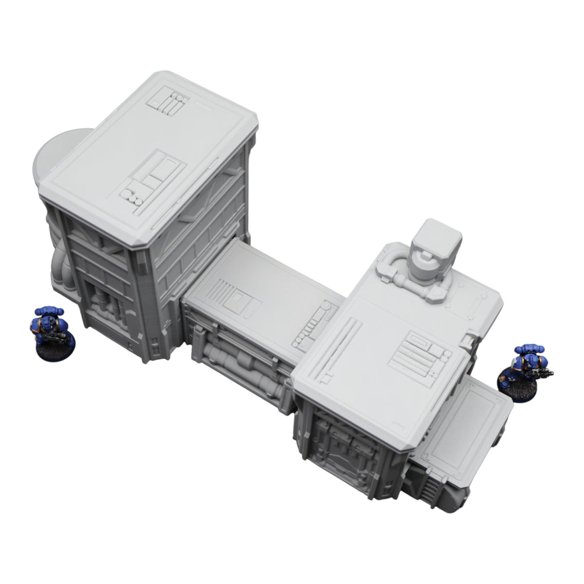 Fuel Station Set - 28mm Wargaming Scatter Terrain Scenery Tabletop Grimdark