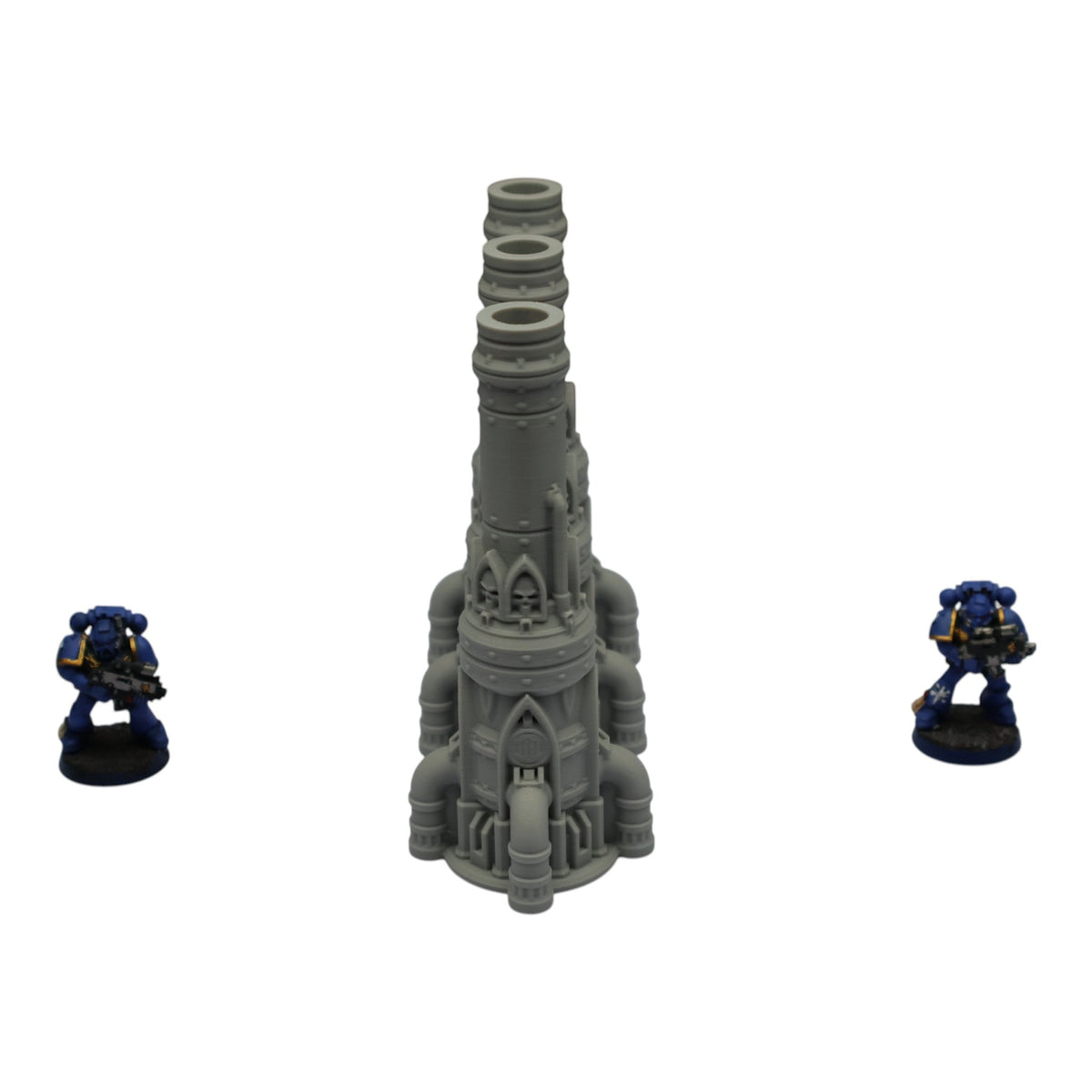 Triple Smokestack - 28mm Wargaming Scatter Terrain Scenery Tabletop Grimdark
