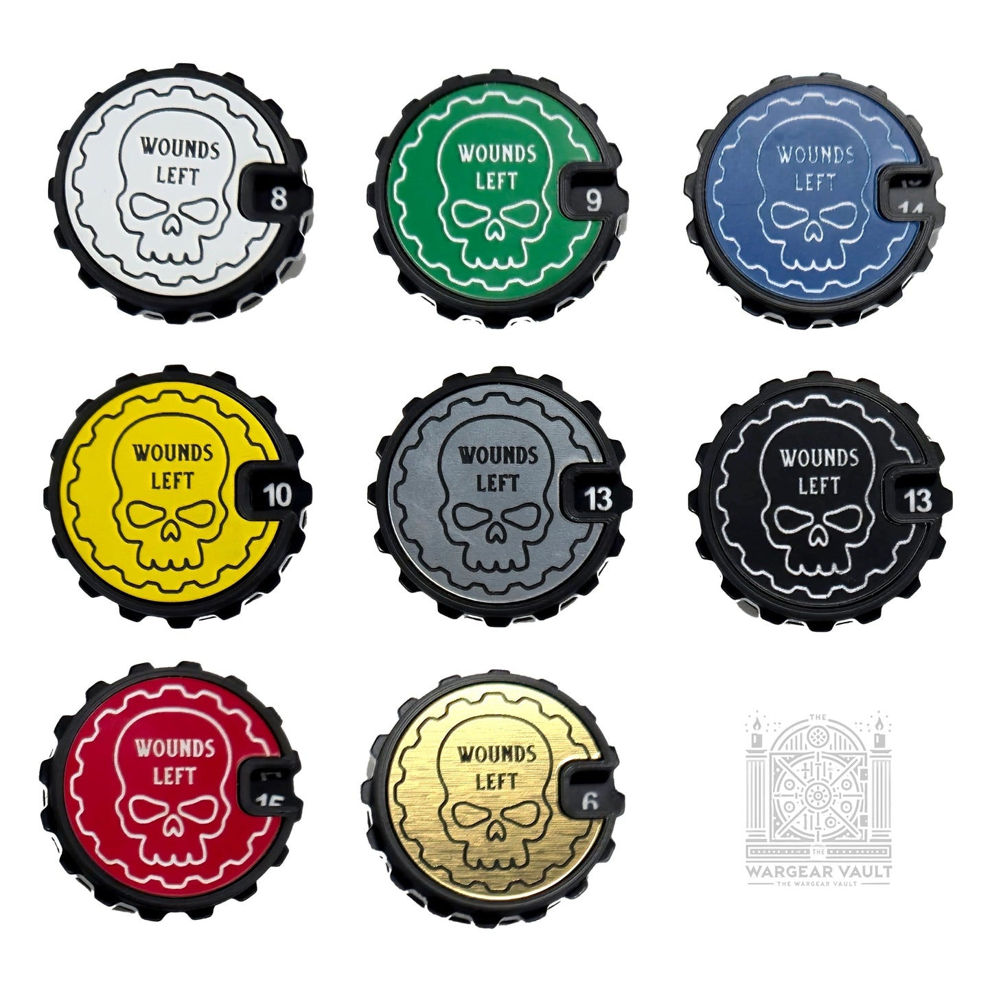 1-16 Table top Wound Tracker (Choose a Colour)