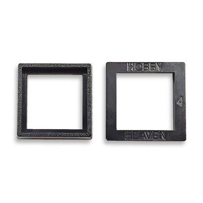 25mm to 30mm Square Base Converters ABS Plastic