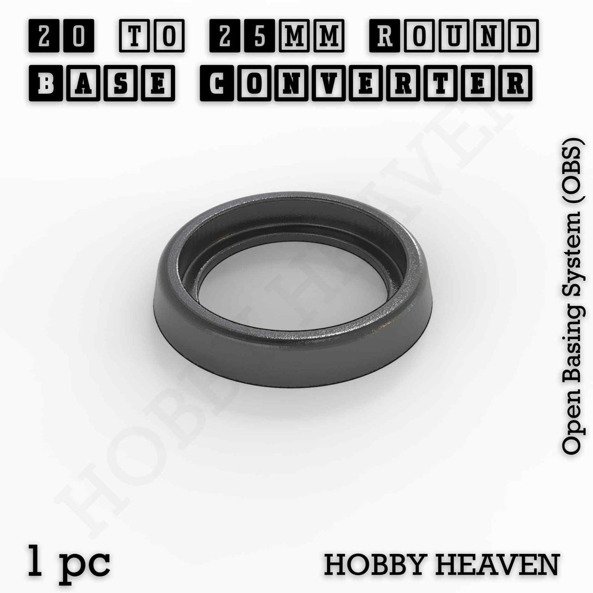 Round to Round Base Converters 3D Print Full Range