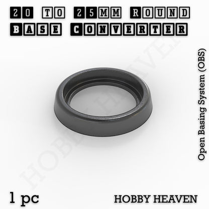 Round to Round Base Converters 3D Print Full Range
