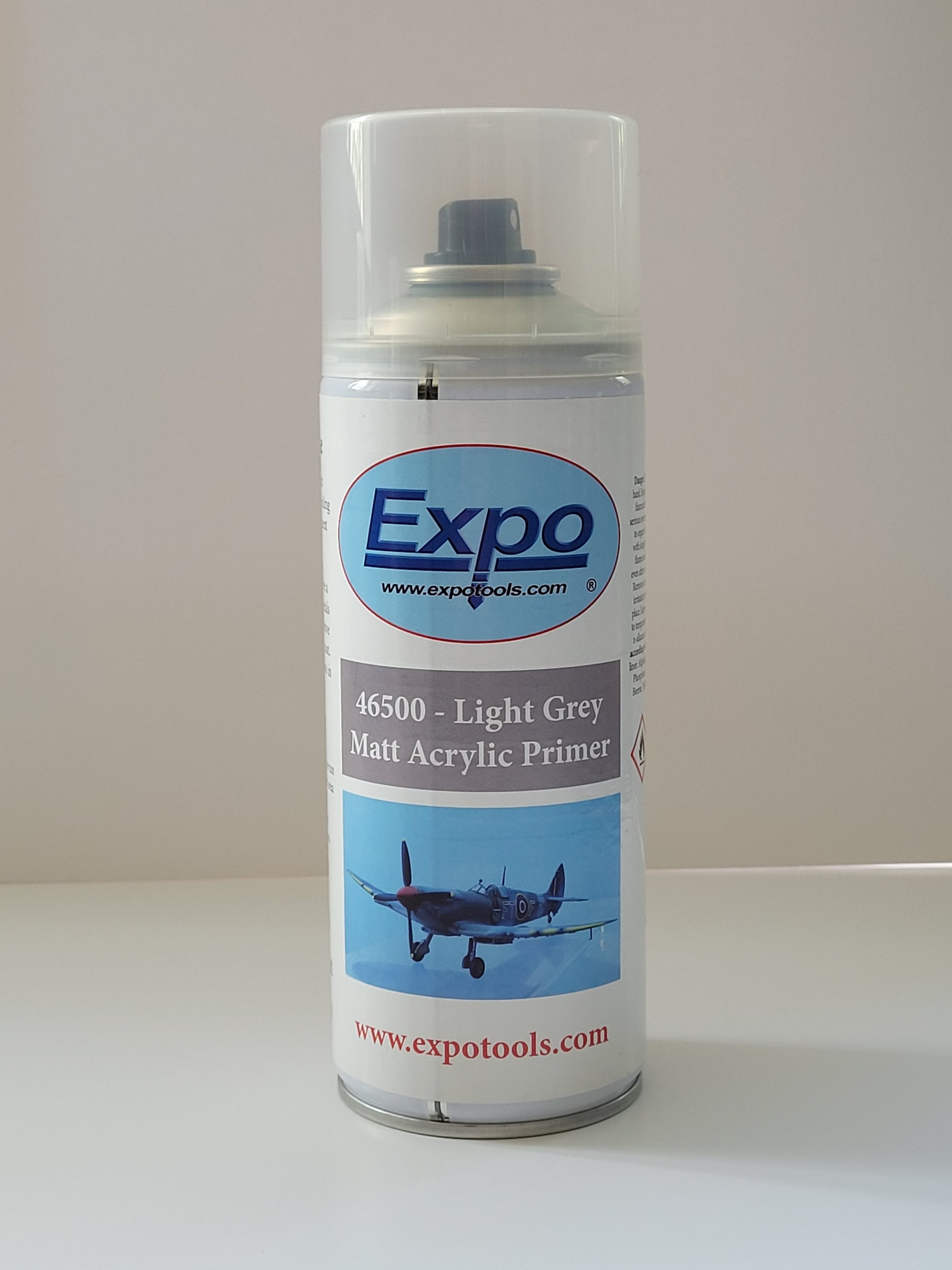 Expo primer produces a superior finish when used to prime a model. Will increase the longevity and quality of the final paint coat.