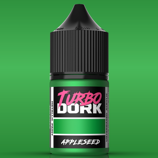 Turbo Dork: Apple Seed Metallic Acrylic Paint 22ml