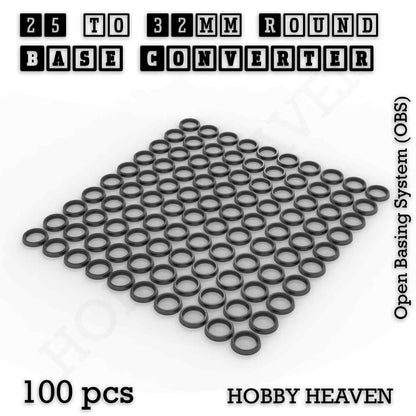 Round to Round Base Converters 3D Print Full Range