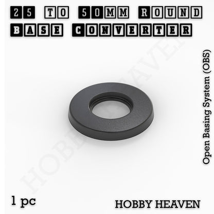 Round to Round Base Converters 3D Print Full Range