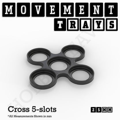 25mm Movement Trays for Tabletop Games | Wargaming | Full Range