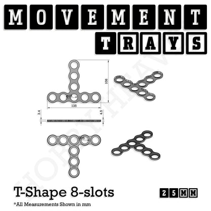 25mm Movement Trays for Tabletop Games | Wargaming | Full Range