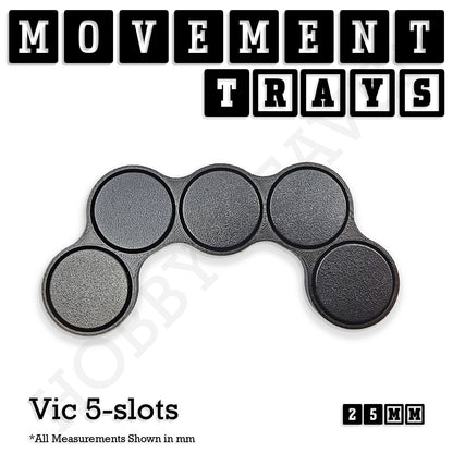 25mm Movement Trays for Tabletop Games | Wargaming | Full Range