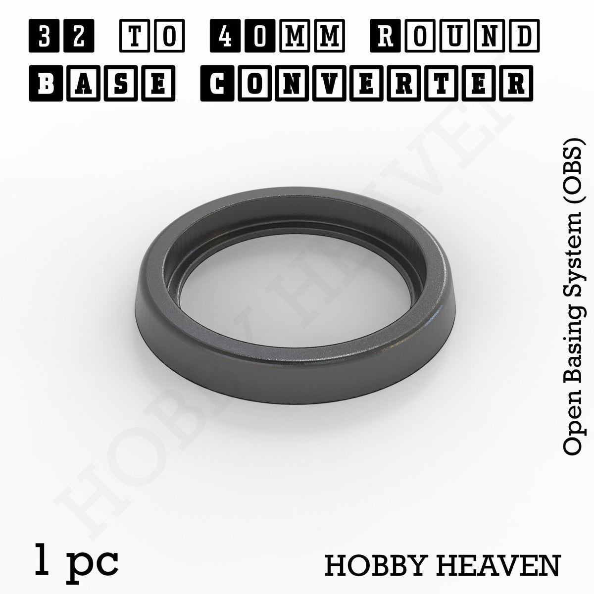Round to Round Base Converters 3D Print Full Range
