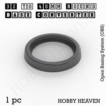 Round to Round Base Converters 3D Print Full Range