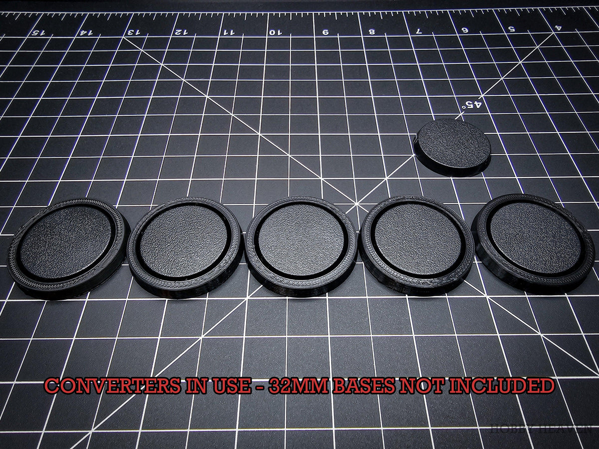 32 to 40mm Round Bases Converters 3d Print