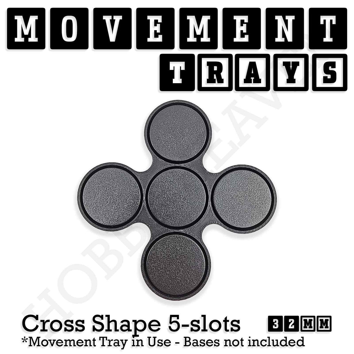 32mm Movement Trays for Tabletop Games | Compatible with Popular Miniatures | Full Range