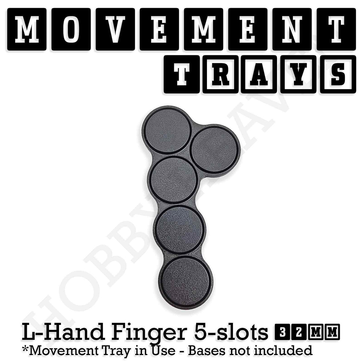 32mm Movement Trays for Tabletop Games | Compatible with Popular Miniatures | Full Range
