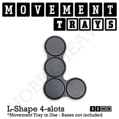 32mm Movement Trays for Tabletop Games | Compatible with Popular Miniatures | Full Range