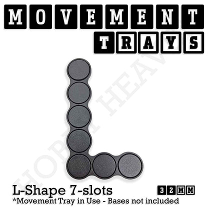 32mm Movement Trays for Tabletop Games | Compatible with Popular Miniatures | Full Range