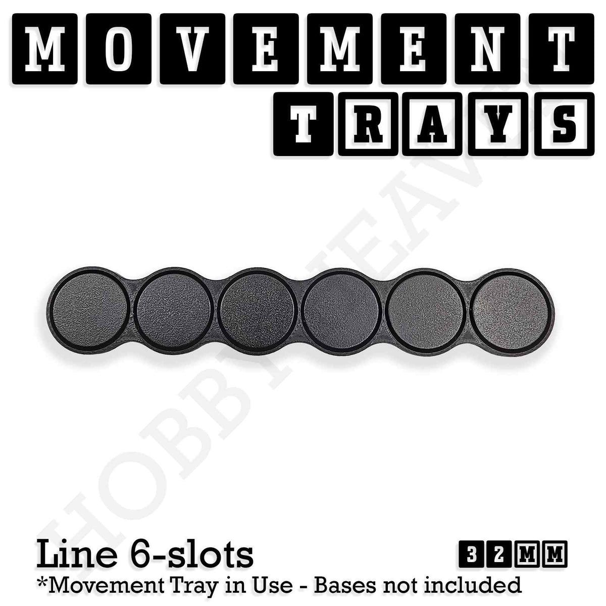 32mm Movement Trays for Tabletop Games | Compatible with Popular Miniatures | Full Range