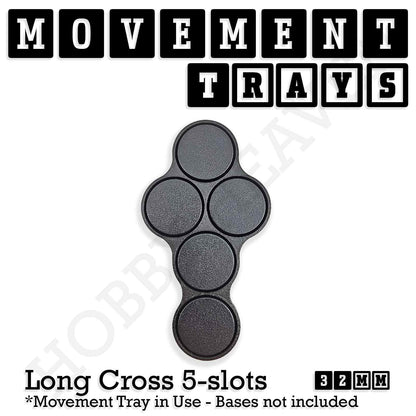 32mm Movement Trays for Tabletop Games | Compatible with Popular Miniatures | Full Range