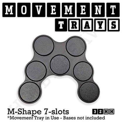 32mm Movement Trays for Tabletop Games | Compatible with Popular Miniatures | Full Range