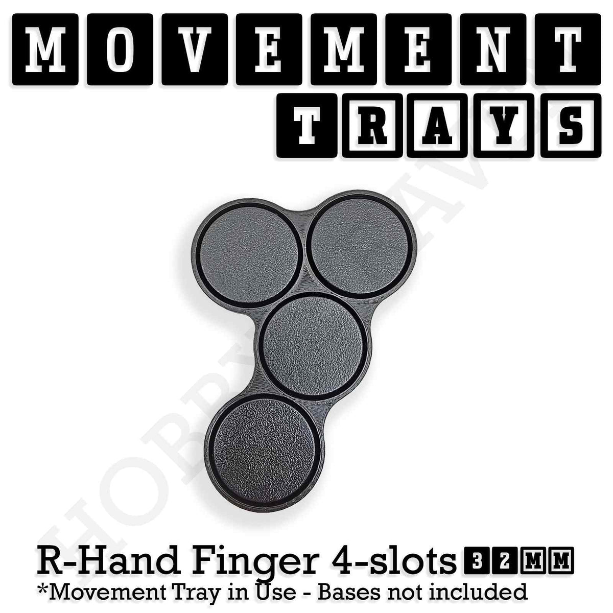32mm Movement Trays for Tabletop Games | Compatible with Popular Miniatures | Full Range