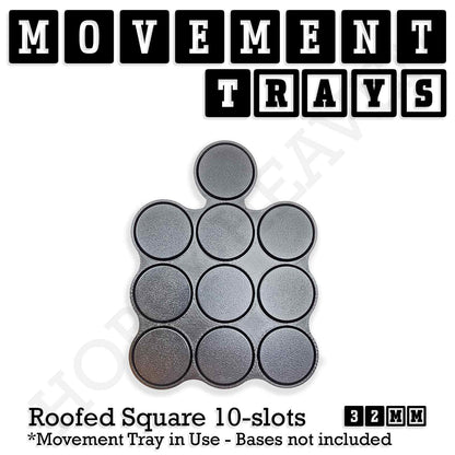 32mm Movement Trays for Tabletop Games | Compatible with Popular Miniatures | Full Range