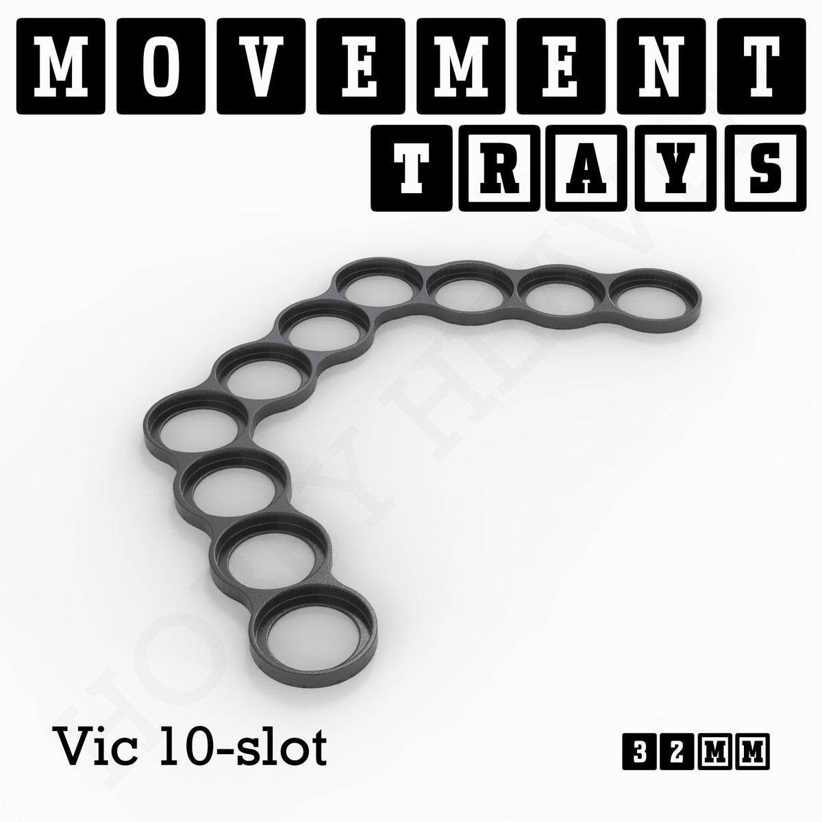 32mm Movement Trays for Tabletop Games | Compatible with Popular Miniatures | Full Range