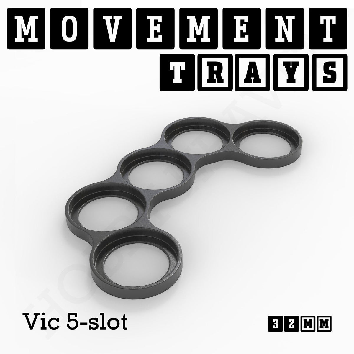 32mm Movement Trays for Tabletop Games | Compatible with Popular Miniatures | Full Range