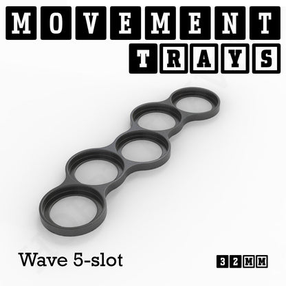32mm Movement Trays for Tabletop Games | Compatible with Popular Miniatures | Full Range