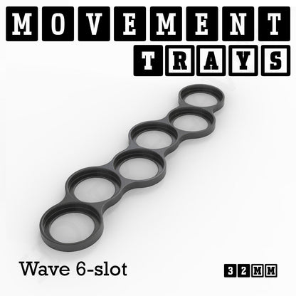 32mm Movement Trays for Tabletop Games | Compatible with Popular Miniatures | Full Range