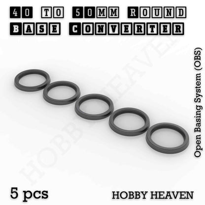 Round to Round Base Converters 3D Print Full Range