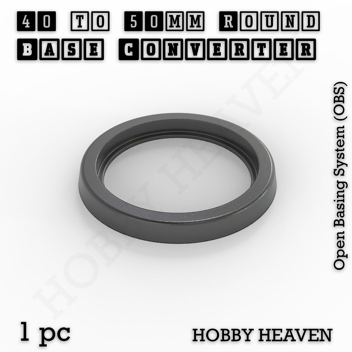 Round to Round Base Converters 3D Print Full Range