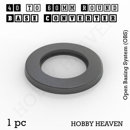 Round to Round Base Converters 3D Print Full Range