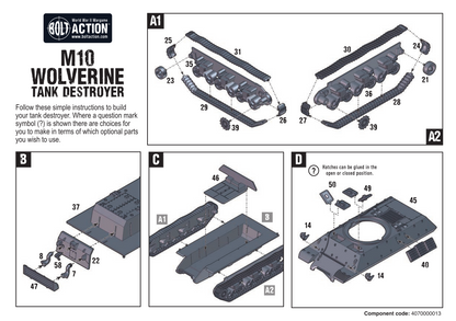 Bolt Action: M10 Wolverine Tank Destroyer