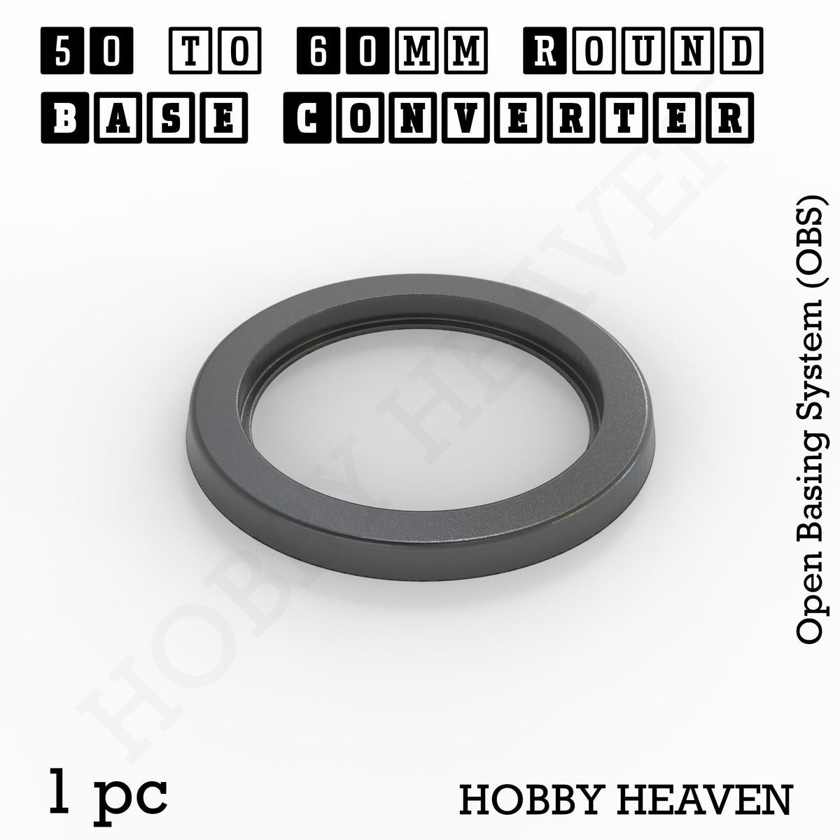 Round to Round Base Converters 3D Print Full Range