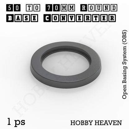 Round to Round Base Converters 3D Print Full Range