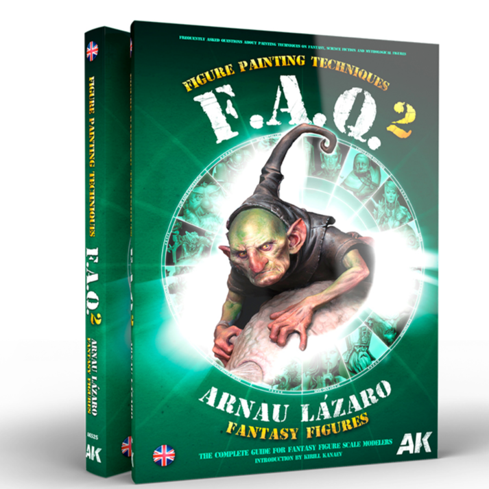 AK Interactive FAQ 2 - Fantasy Figures - Figure Painting by Arnau Lazaro (English)