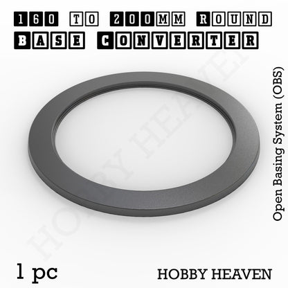 Round to Round Base Converters 3D Print Full Range