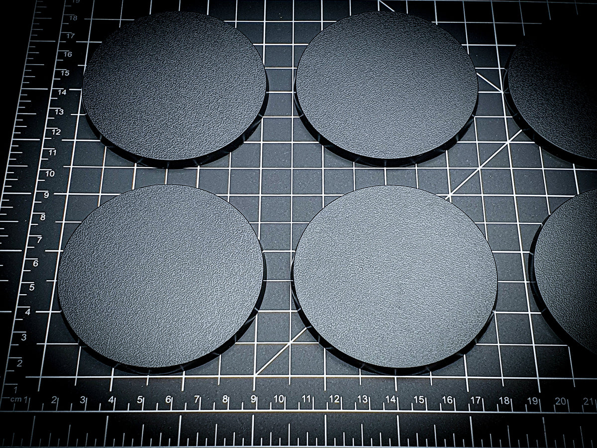 80mm Round Plain Plastic Bases