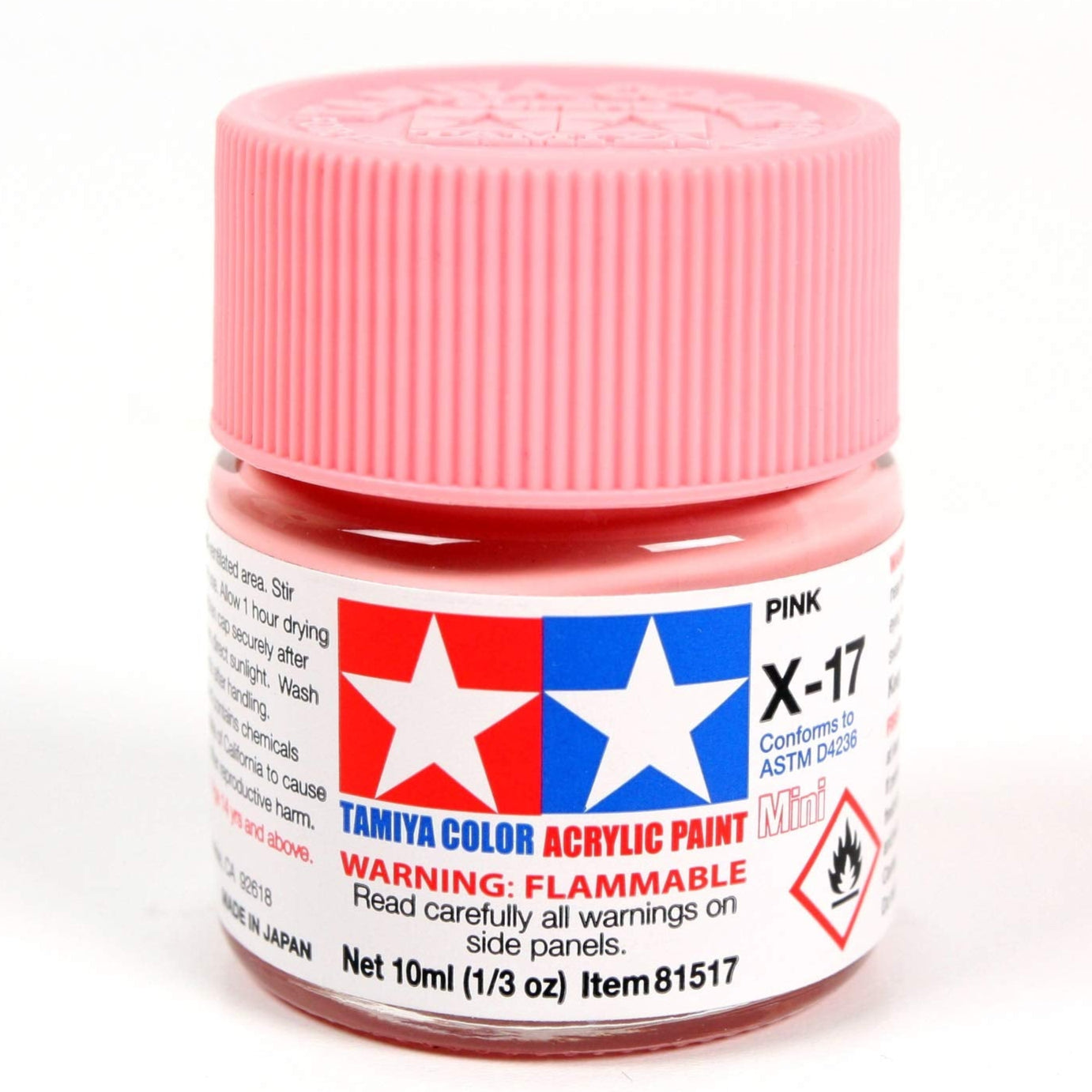 Tamiya Acrylic Paint Mini X-17 Pink