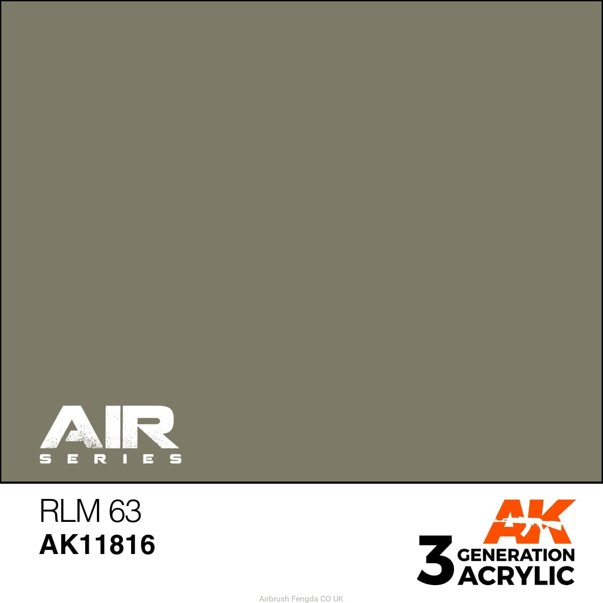 AK Interactive 3rd Gen Acrylic RLM 63 17ml AK11816
