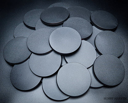 80mm Round Plain Plastic Bases