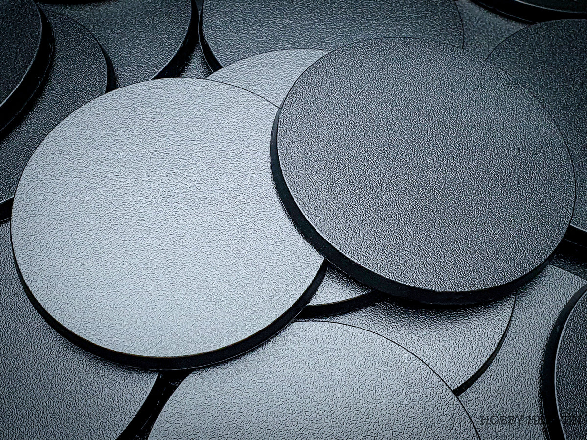 80mm Round Plain Plastic Bases