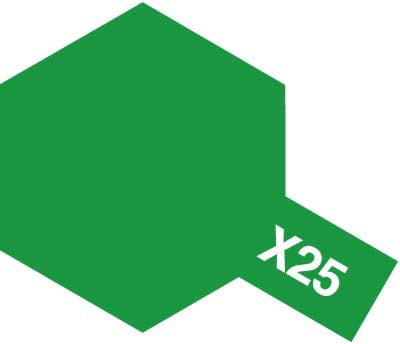 Tamiya Acrylic Paint Mini X-25 Clear Green