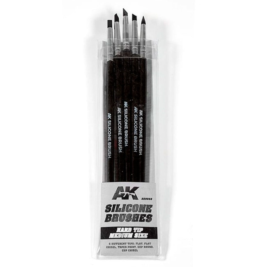 AK Interactive Silicone Brushes Hard Tip AK9088