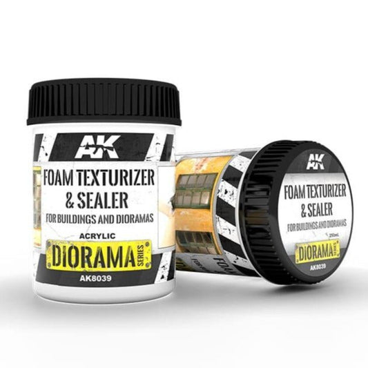 AK Interactive Foam Texturizer & Sealer for Buildings & Dioramas 250ml