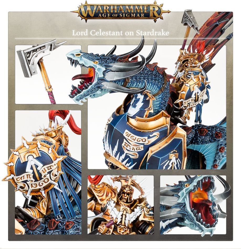Stormcast Eternals: Lord Celestant on Stardrake