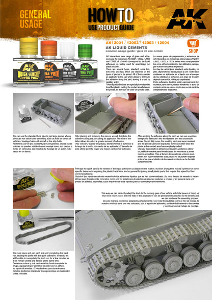 AK Interactive - Refill Quick Cement Extra Thin (Glue) 200ml AK12001-B